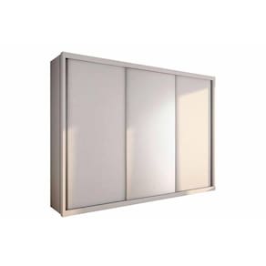 Guarda Roupa 3 Portas De Correr E 6 Gavetas Paradizzo Gold Branco - Novo Horizonte