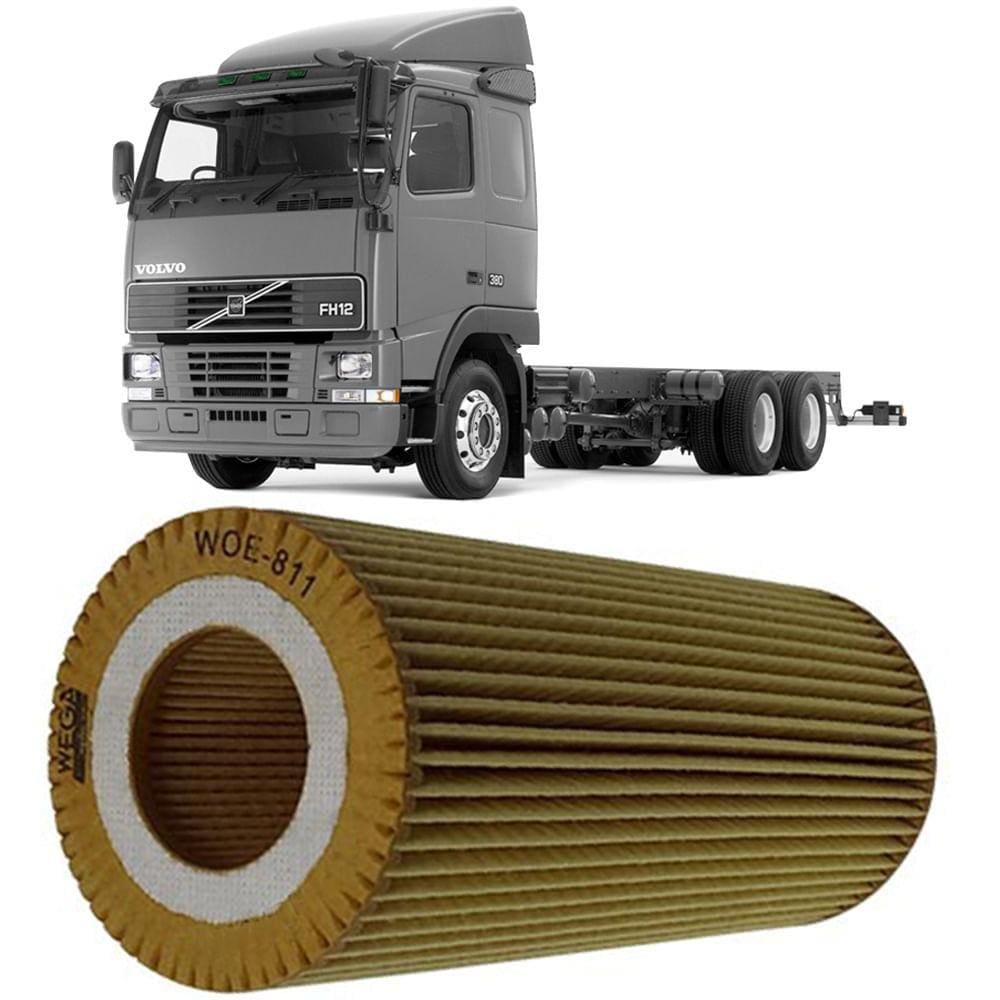 Filtro Óleo Volvo FH NH VM WEGA WOE-811