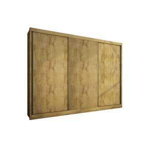Guarda Roupa 3 Portas De Correr E 8 Gavetas Sollo Plus Cumaru - Novo Horizonte