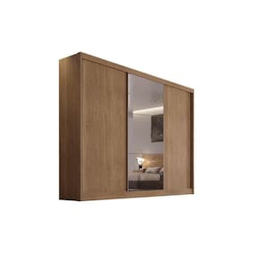 Guarda Roupa Casal 3 Portas E 8 Gavetas Natus Plus Freijo Cumaru - Novo Horizonte