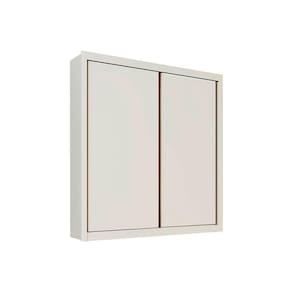 Guarda Roupa Casal 2 Portas De Correr E 4 Gavetas Zurique Off White - Europa