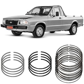 Jogo Anel Segmento Std Ford Pampa 1.6 85 A 93 Metal Leve