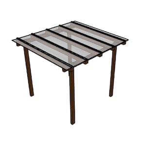 Cobertura Policarbonato Alveolar Cristal 4mm - 2,00m x 3,00m