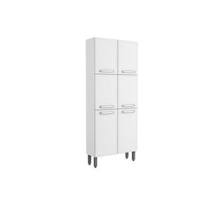 Módulo Cozinha Bertolini Evidence Paneleiro 7038 6 Portas Branco