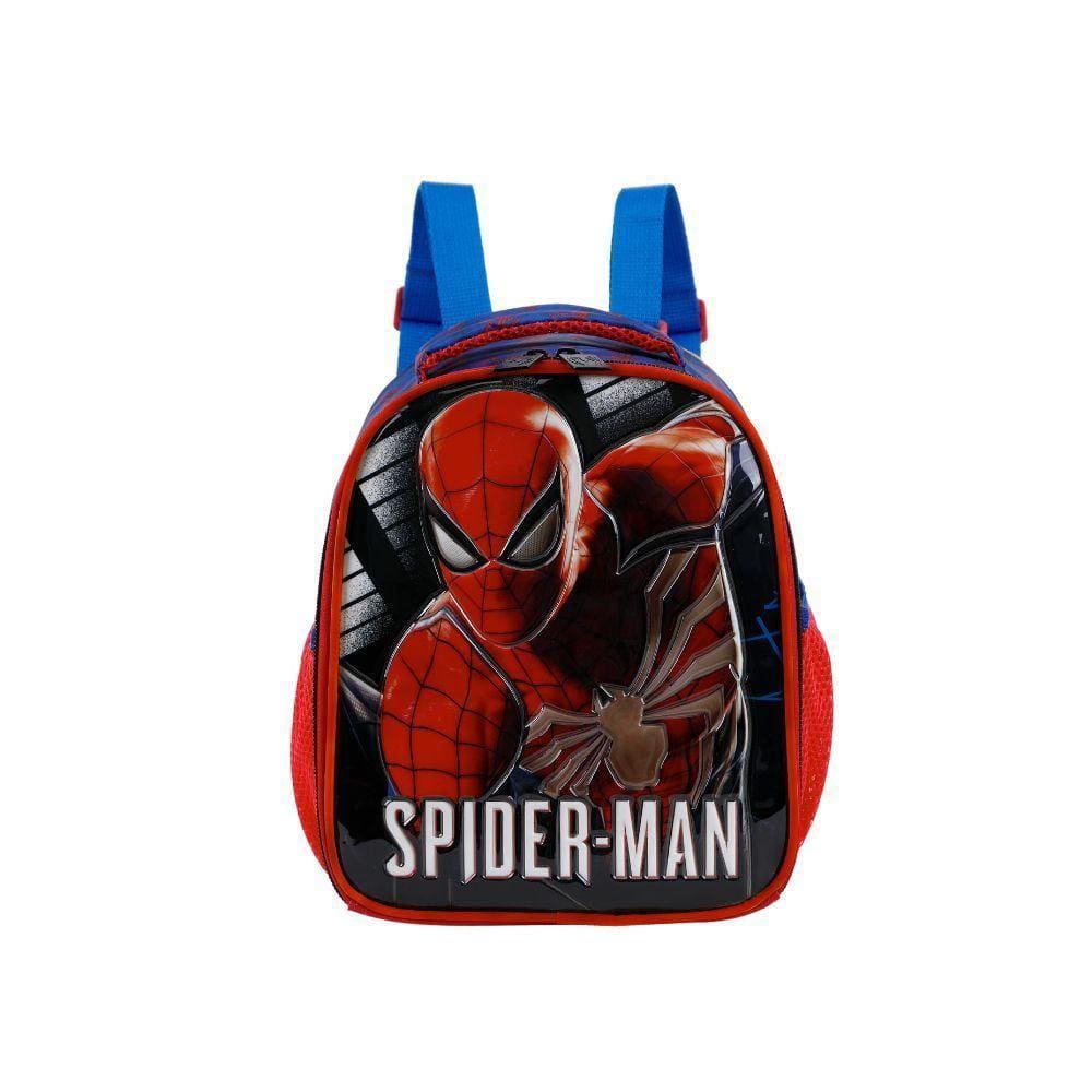 Lancheira Homem Aranha PVC Vermelha 20x22x10cm