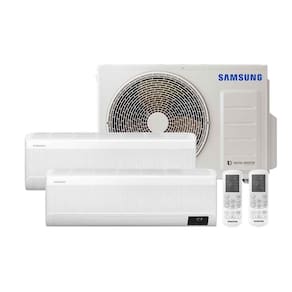 Ar Condicionado Multi Bi Split Samsung Wind Free 18000 BTUs (1x9000+1x12000) Quente/Frio Inverter 220V
