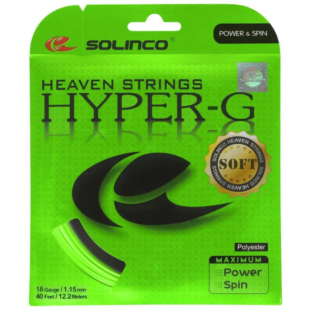 Corda Solinco Hyper G Soft 18L 1.15mm Verde - Set Individual