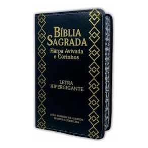 Bíblia Pentecostal Com Harpa coros  Feminina/masculina Hipergigante Batista Assembleia