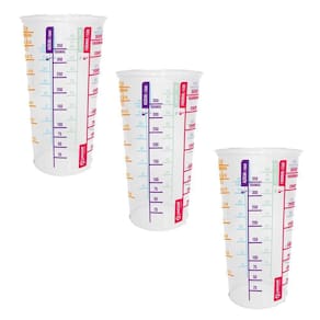 Kit 3 Copos Medidor Dosador 550ml Xícara