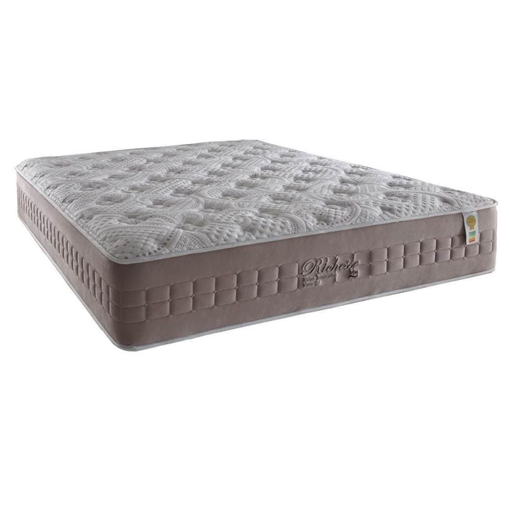 Colchão Queen Espuma Visco Gel Molas Ensacadas Richesse Euro Pillow (158x198x36) - Anjos
