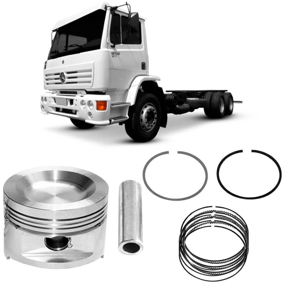 Kit Pistão Anéis Compressor Mercedes Benz 1720 98 a 2006