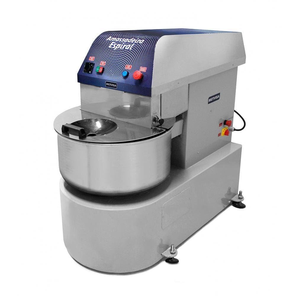 Amassadeira Espiral Metvisa 42 kg Trifásico 380V AE.42 TF
