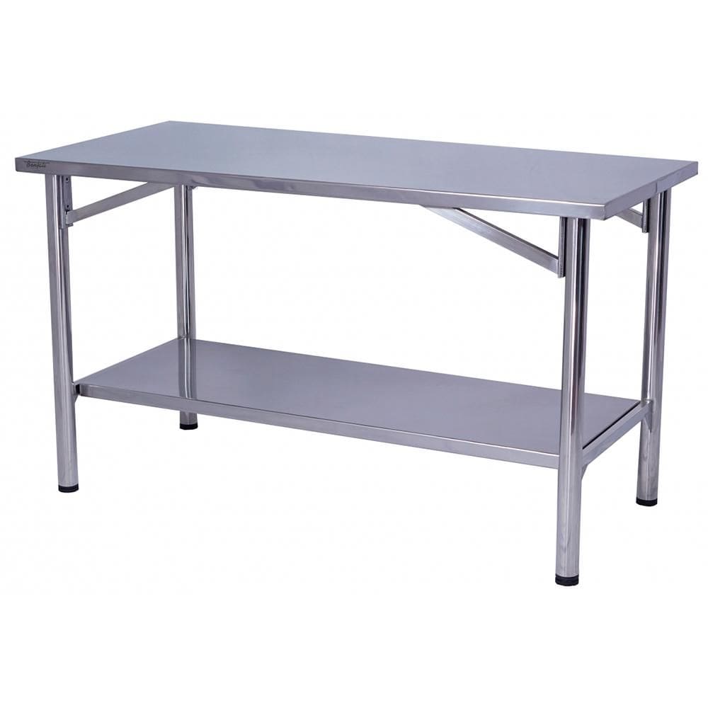 Mesa de Manipulação Benfati Inox 430 190X80CM Paneleiro Liso TB 2\" 413CL