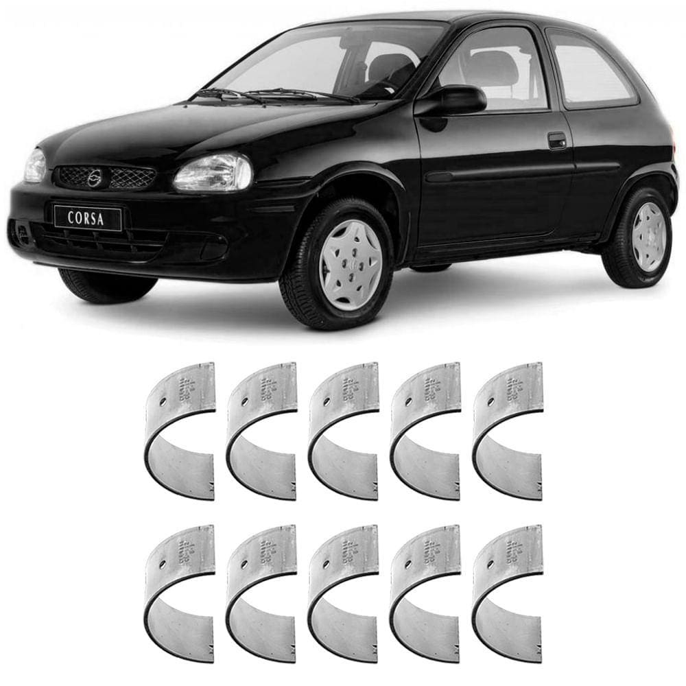 Bronzina Casquilho Mancal STD Agile Celta Corsa 94 a 2016 Metal Leve SBC880J