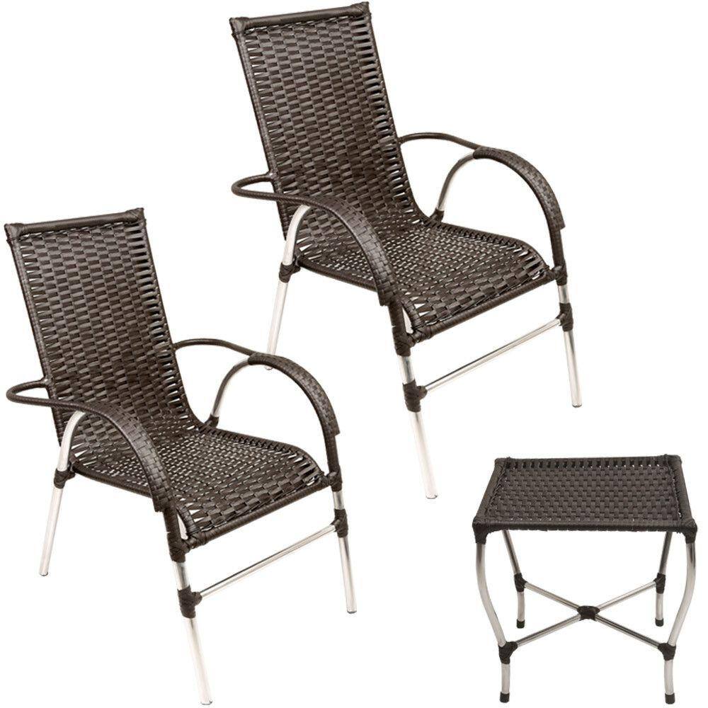 Jogo 4 Cadeiras e Mesa Vênus - Área, Piscina, Jardim