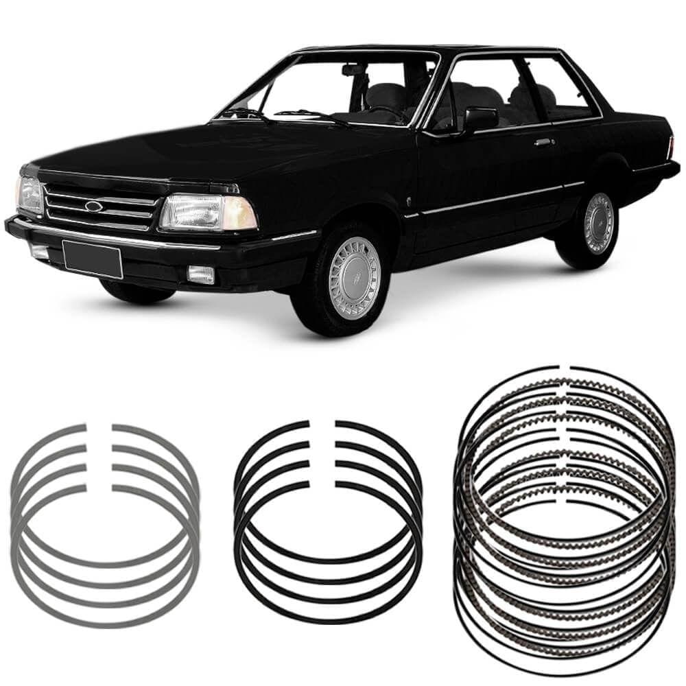Jogo Anel Segmento Std Ford Del Rey 1.6 85 A 91 Metal Leve