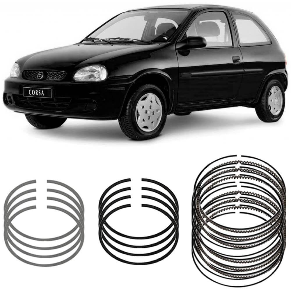 Jogo Anel Segmento Corsa Std 1.0 2004 2005 Metal Leve