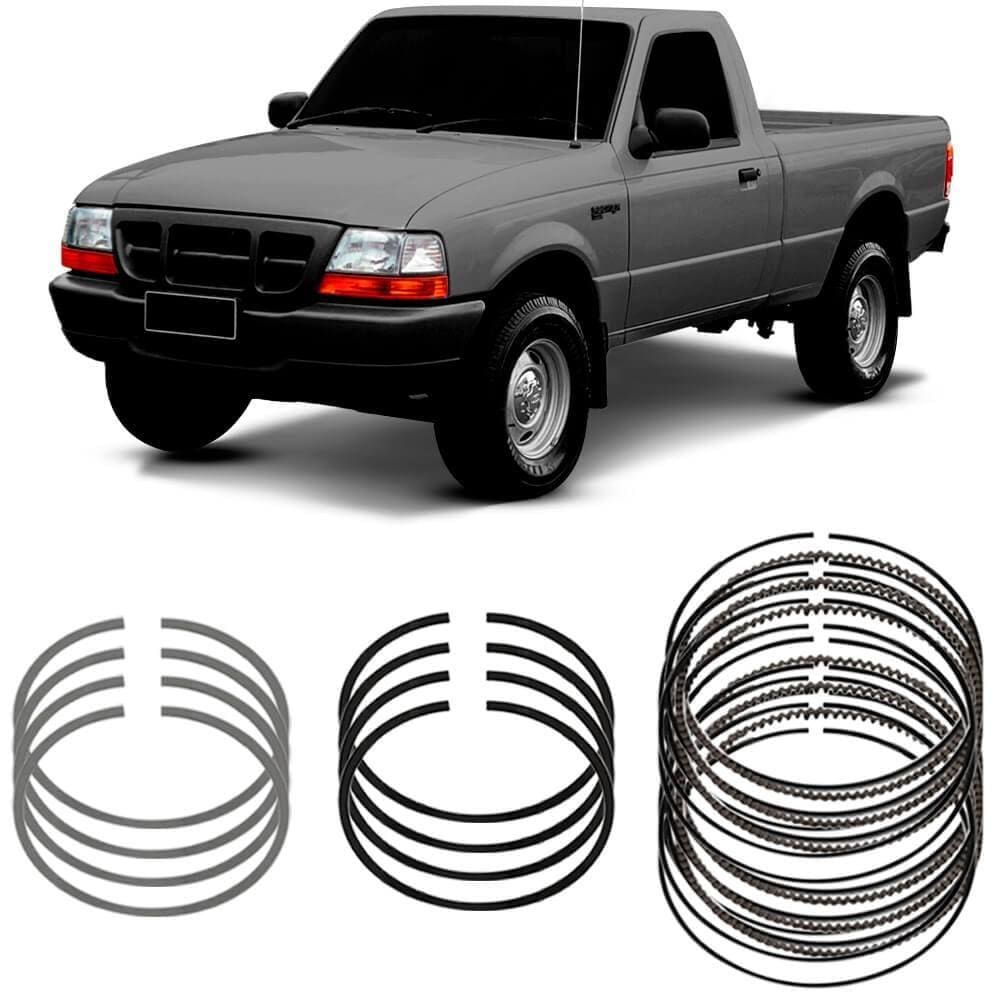 Jogo Anel Segmento 0.50 Ford Ranger 2.3 2001 A 2012 Metal Le