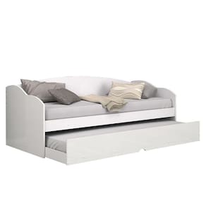 Sofá Cama Solteiro Funny Iii C/ Auxiliar Branco - Conquista