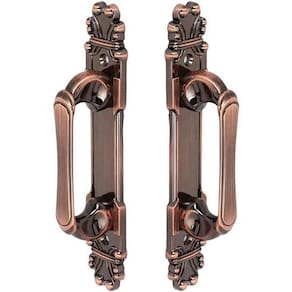 Puxador Duplo Mozart 280mm Cobre Antigo - Máxima Metais