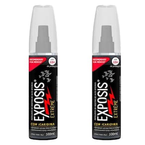 Kit 2 Repelente Exposis Extreme Spray Sem Perfume 100ml