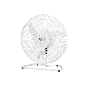 Ventilador de Mesa Oscilante 50cm Grade Plástica Tron Ventiladores Branco