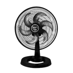 Ventilador de Mesa Oscilante 220V Pp Premium Tron Preto