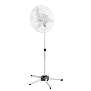 Ventilador Coluna Oscilante Pedestal Bivolt 140W 50c1 BR Tron Branco