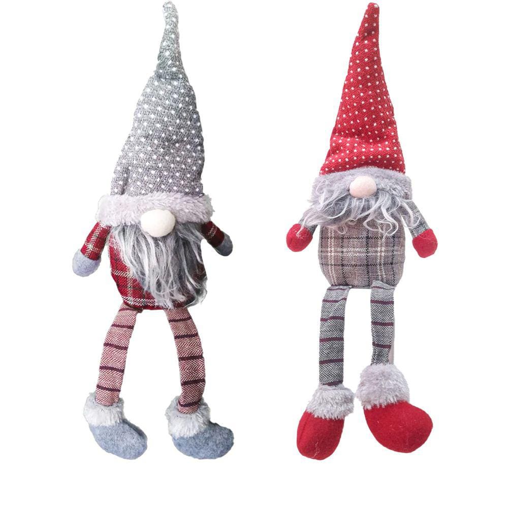 Boneco de Natal Gnomo Sentado - 40cm