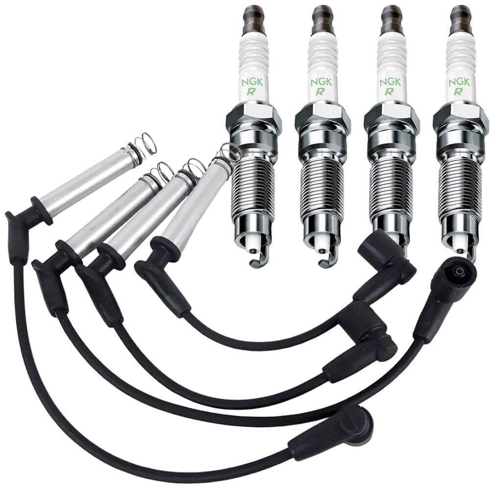 Kit Vela Cabo Vela Ignição Uno Mille 1.0 95 96 97 98 99 Ngk
