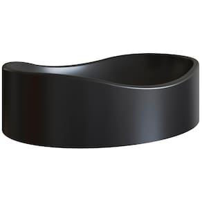 Cuba De Apoio Para Banheiro Em Marmore Sintetico 941012 Preto Pp Preto