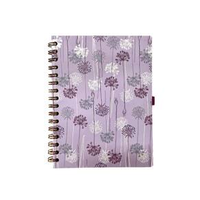 Caderno Ótima 158 Pautado Coleção Floral Lilás