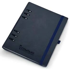 Planner Premium Argolado Ótima A5 Company Antique Azul Com Caixa Premium