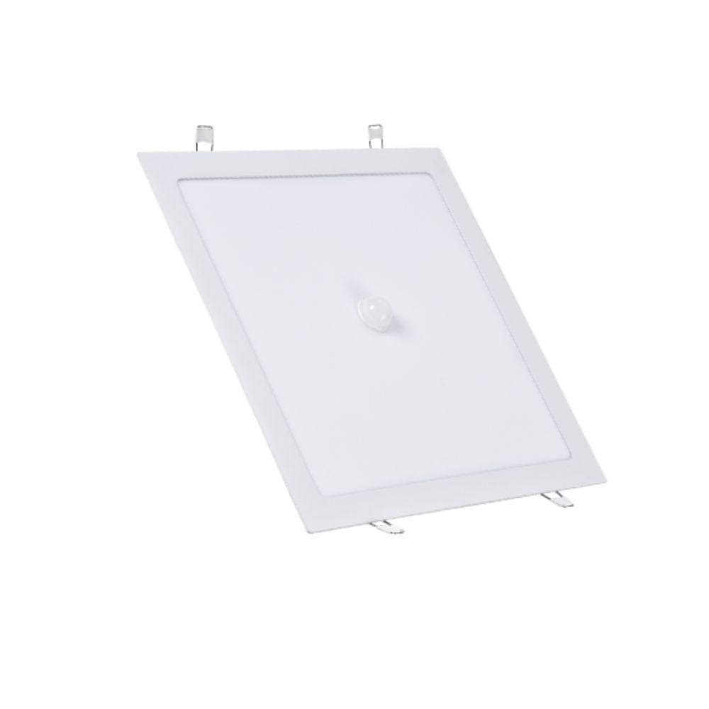 Painel Led Avant Quadrado Embutir 24W 6500K Com Sensor