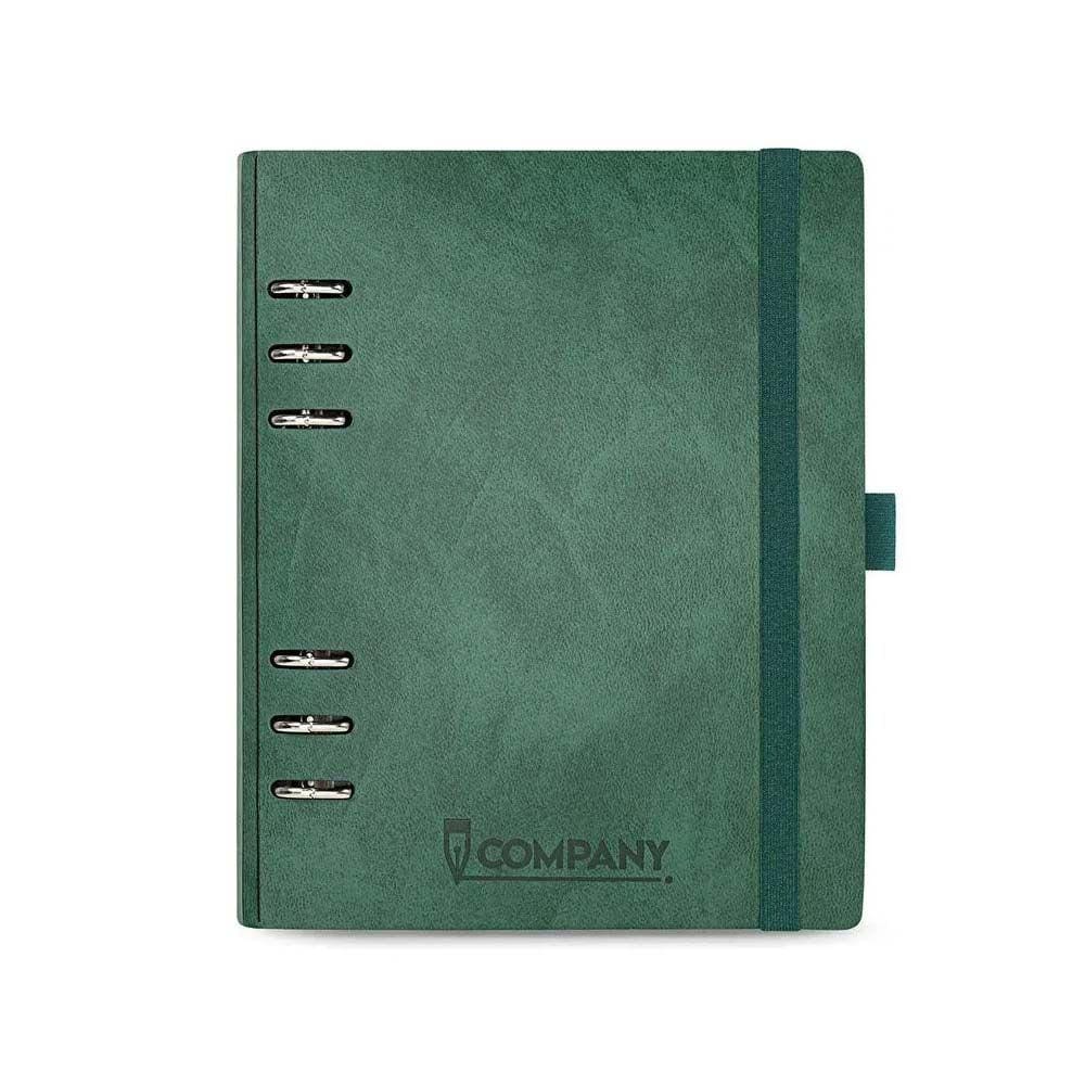 Planner Premium Argolado Ótima A5 Company Antique Verde Com Caixa Premium