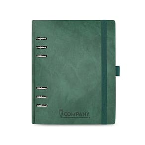 Planner Premium Argolado Ótima A5 Company Antique Verde Com Caixa Premium