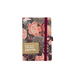 Caderno Papertalk Ótima Mini Coleção Floral Vermelho