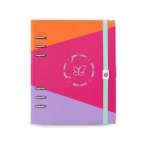 Planner Premium Argolado Ótima A5 Coleção Color Match Summer Com Caixa Premium