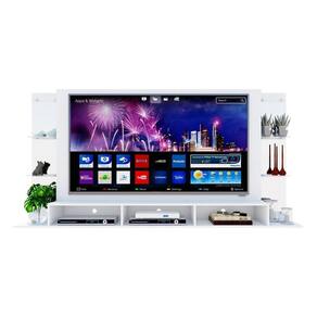 Painel Com Espelho Para Tv Até 65´´ Nairóbi Plus Fg3149 Branco