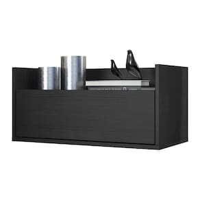 Mesa De Cabeceira 60 Cm Suspensa Fg3626 Preta