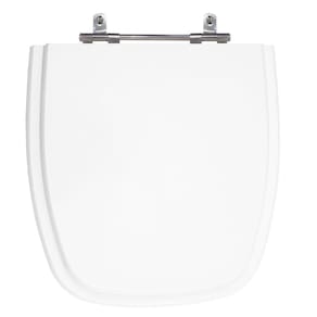 Assento Poliéster Laminado City Branco Tampa para Vaso Celite