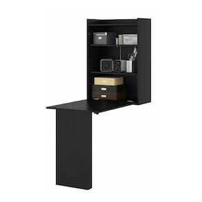 Mesa Dobrável Com Armário Fg5131 Preta