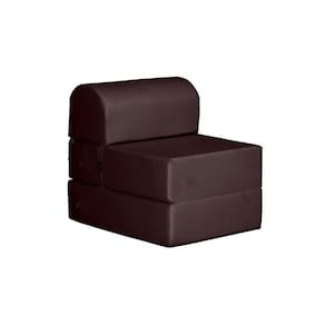 Bicama Solteiro New Extra Suede Marrom - Paropas