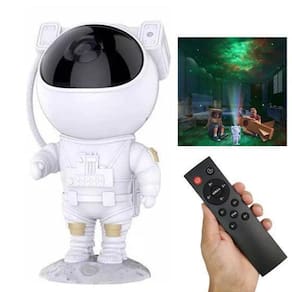 Projetor de luz galáxia para quarto - Controle remoto - USB