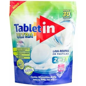 Tabletin Ultra Lava-Roupas em Pastilhas 2x1