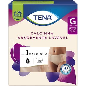 Calcinha Absorvente Para Incontinência Urinária Tena Nude G