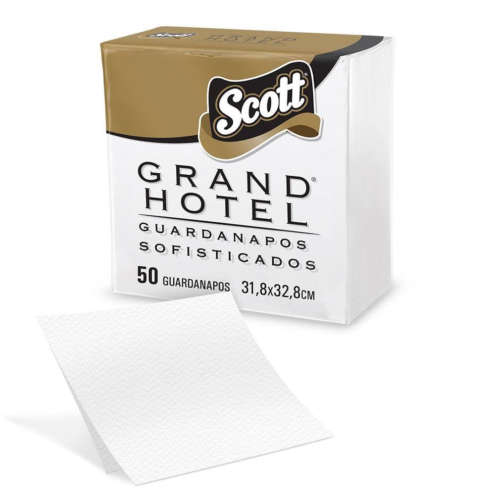 Guardanapo Scott Grand Hotel Folha Dupla Grande com 50 Folhas