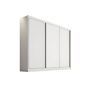 Guarda Roupas 3 Portas De Correr E 6 Gavetas Arezzo Plus Branco - Novo Horizonte