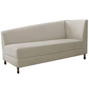 Diva Recamier Heitor 140cm Lado Esquerdo Linho Bege