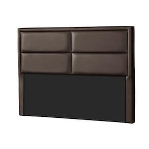 Cabeceira Cama Box Estofada King New York Courano Marrom - Probel